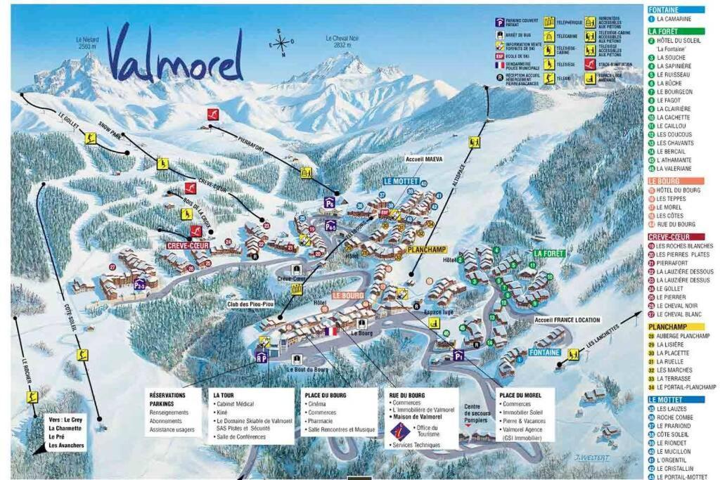 Residence Le Faegot A Valmorel- Studio 4 Personnes Eksteriør billede